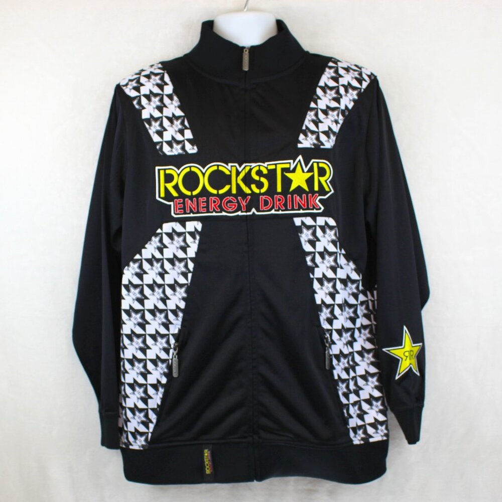 Rockstar Energy Drink MTB Skateboard Zip Track Jacket Trucker Rocky  Edition (M)